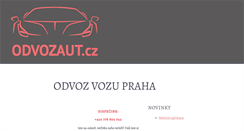 Desktop Screenshot of odvozaut.cz