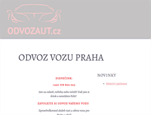 Tablet Screenshot of odvozaut.cz